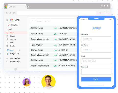 mobile-friendly sign-up forms